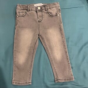 Zara Gray Kids Denim Jeans 12-18 Months